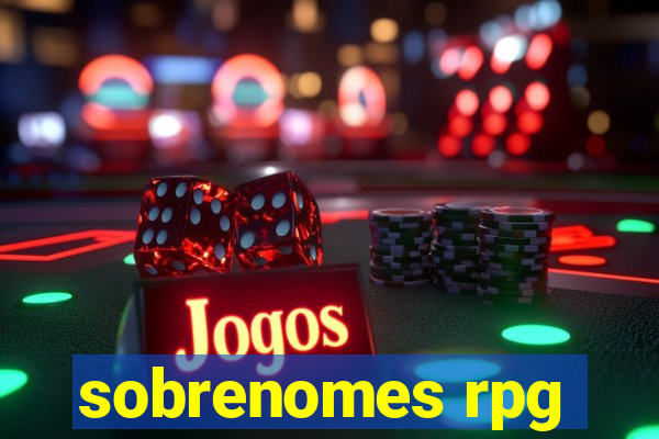 sobrenomes rpg